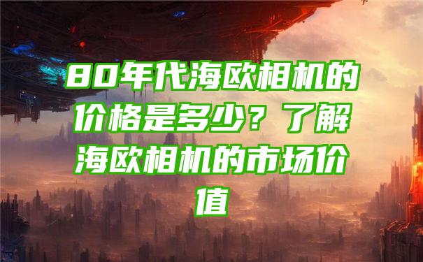 80年代海欧相机的价格是多少？了解海欧相机的市场价值