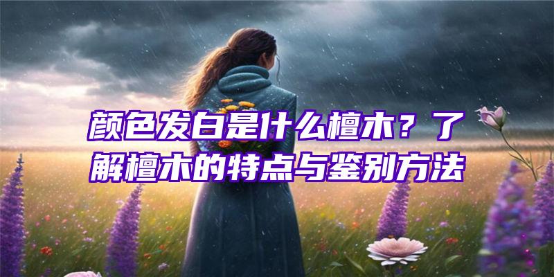 颜色发白是什么檀木？了解檀木的特点与鉴别方法