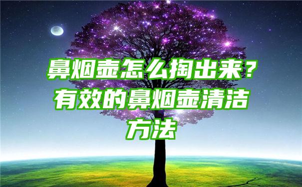 鼻烟壶怎么掏出来？有效的鼻烟壶清洁方法