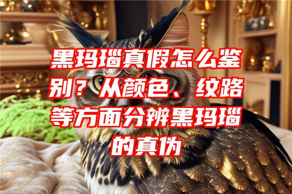 黑玛瑙真假怎么鉴别？从颜色、纹路等方面分辨黑玛瑙的真伪