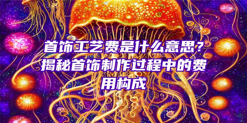 首饰工艺费是什么意思？揭秘首饰制作过程中的费用构成