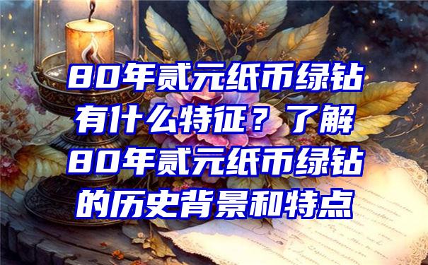 80年贰元纸币绿钻有什么特征？了解80年贰元纸币绿钻的历史背景和特点