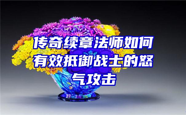 传奇续章法师如何有效抵御战士的怒气攻击