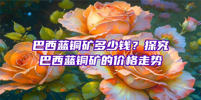 巴西蓝铜矿多少钱？探究巴西蓝铜矿的价格走势