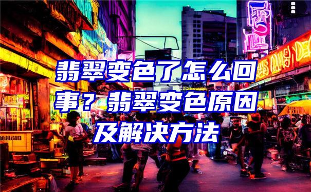 翡翠变色了怎么回事？翡翠变色原因及解决方法