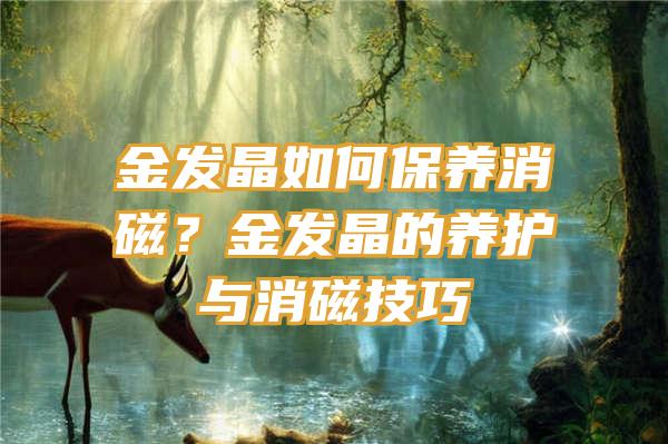 金发晶如何保养消磁？金发晶的养护与消磁技巧