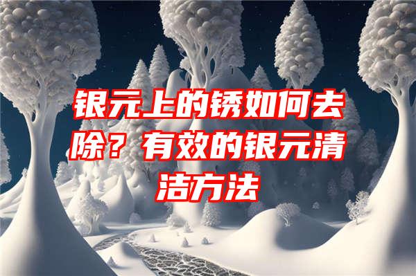 银元上的锈如何去除？有效的银元清洁方法