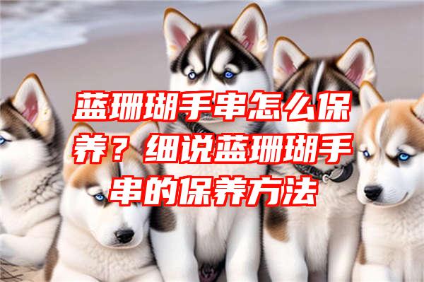 蓝珊瑚手串怎么保养？细说蓝珊瑚手串的保养方法