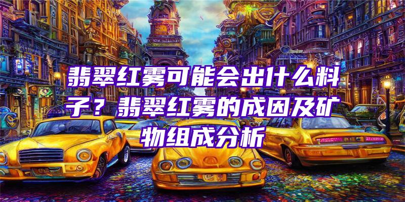 翡翠红雾可能会出什么料子？翡翠红雾的成因及矿物组成分析