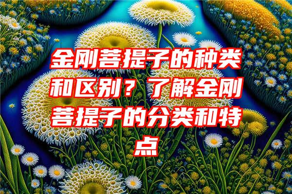 金刚菩提子的种类和区别？了解金刚菩提子的分类和特点