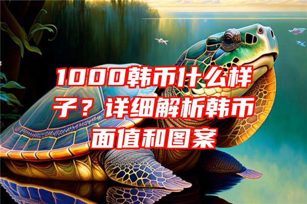 1000韩币什么样子？详细解析韩币面值和图案