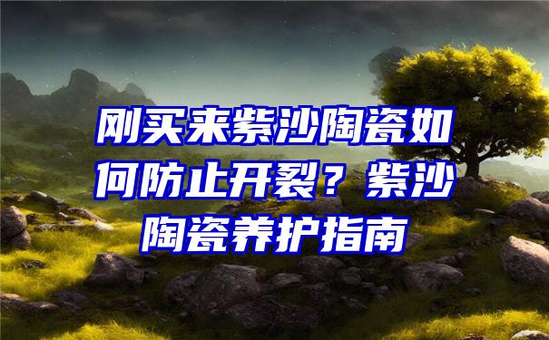 刚买来紫沙陶瓷如何防止开裂？紫沙陶瓷养护指南