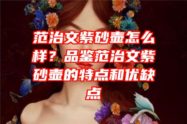 范治文紫砂壶怎么样？品鉴范治文紫砂壶的特点和优缺点