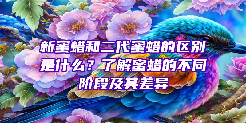 新蜜蜡和二代蜜蜡的区别是什么？了解蜜蜡的不同阶段及其差异