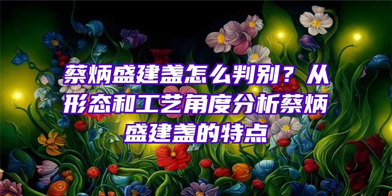 蔡炳盛建盏怎么判别？从形态和工艺角度分析蔡炳盛建盏的特点