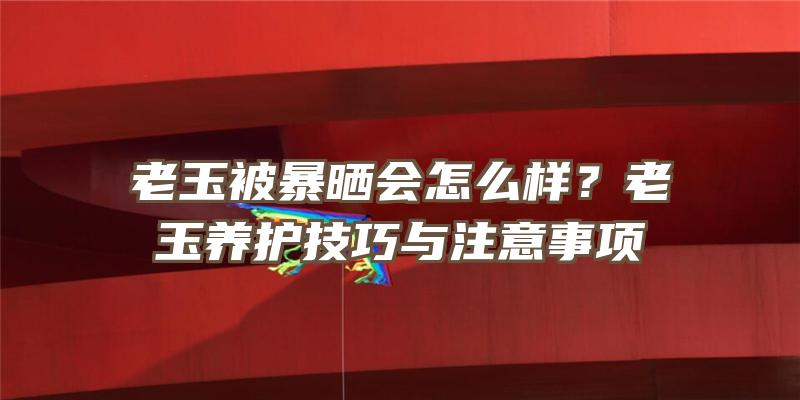 老玉被暴晒会怎么样？老玉养护技巧与注意事项