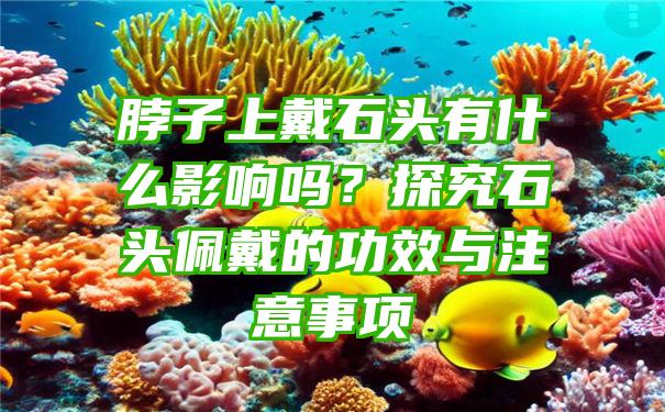 脖子上戴石头有什么影响吗？探究石头佩戴的功效与注意事项