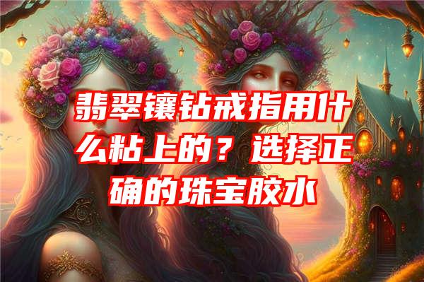 翡翠镶钻戒指用什么粘上的？选择正确的珠宝胶水