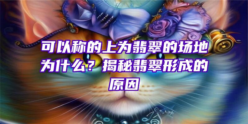 可以称的上为翡翠的场地为什么？揭秘翡翠形成的原因