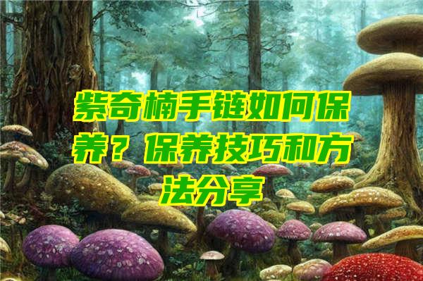 紫奇楠手链如何保养？保养技巧和方法分享