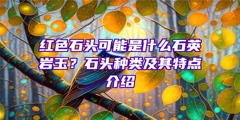 红色石头可能是什么石英岩玉？石头种类及其特点介绍