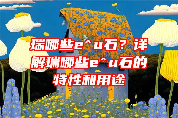 瑞哪些e^u石？详解瑞哪些e^u石的特性和用途