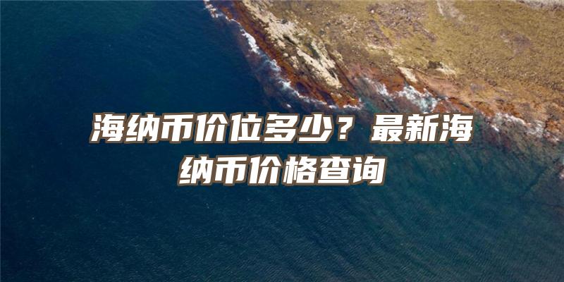 海纳币价位多少？最新海纳币价格查询