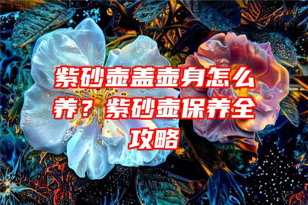 紫砂壶盖壶身怎么养？紫砂壶保养全攻略