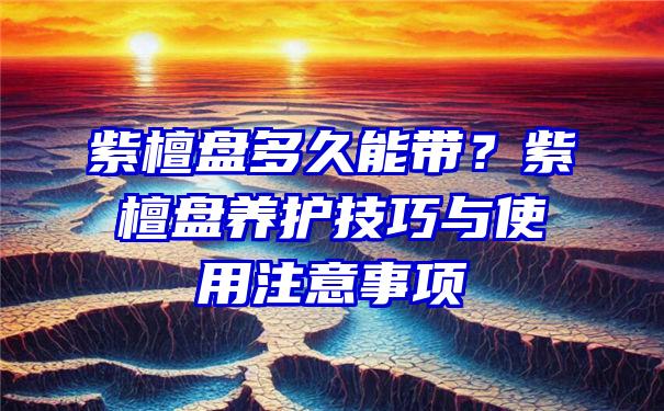 紫檀盘多久能带？紫檀盘养护技巧与使用注意事项