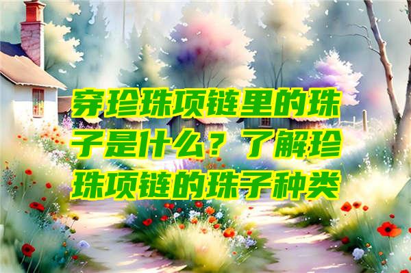 穿珍珠项链里的珠子是什么？了解珍珠项链的珠子种类