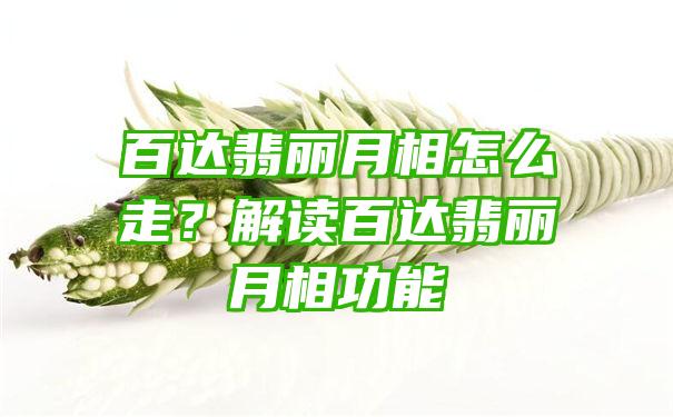 百达翡丽月相怎么走？解读百达翡丽月相功能