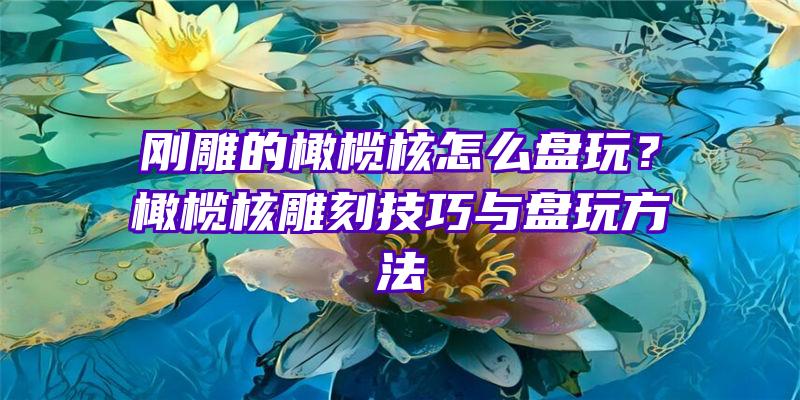 刚雕的橄榄核怎么盘玩？橄榄核雕刻技巧与盘玩方法