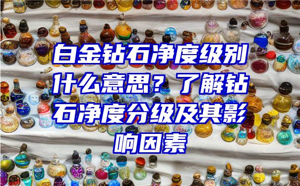 白金钻石净度级别什么意思？了解钻石净度分级及其影响因素