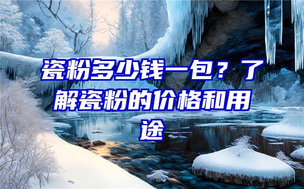 瓷粉多少钱一包？了解瓷粉的价格和用途