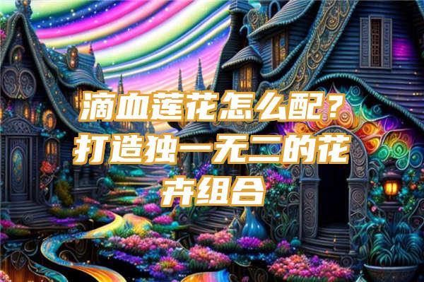 滴血莲花怎么配？打造独一无二的花卉组合