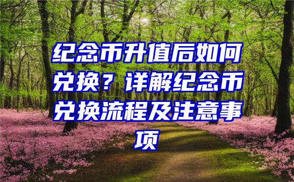 纪念币升值后如何兑换？详解纪念币兑换流程及注意事项