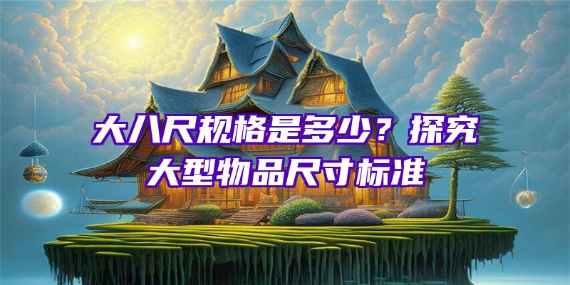 大八尺规格是多少？探究大型物品尺寸标准