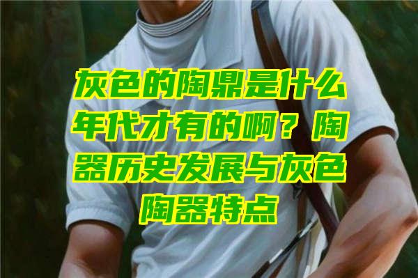 灰色的陶鼎是什么年代才有的啊？陶器历史发展与灰色陶器特点