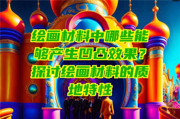 绘画材料中哪些能够产生凹凸效果？探讨绘画材料的质地特性