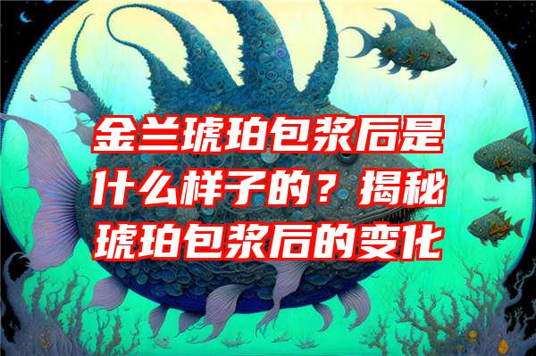 金兰琥珀包浆后是什么样子的？揭秘琥珀包浆后的变化