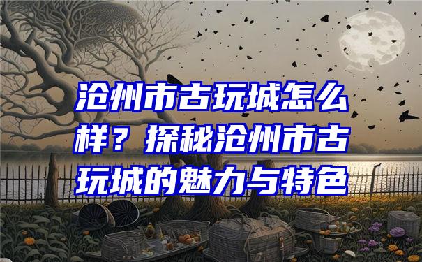 沧州市古玩城怎么样？探秘沧州市古玩城的魅力与特色