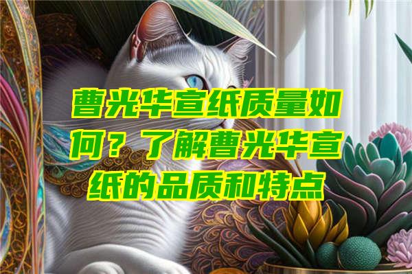 曹光华宣纸质量如何？了解曹光华宣纸的品质和特点