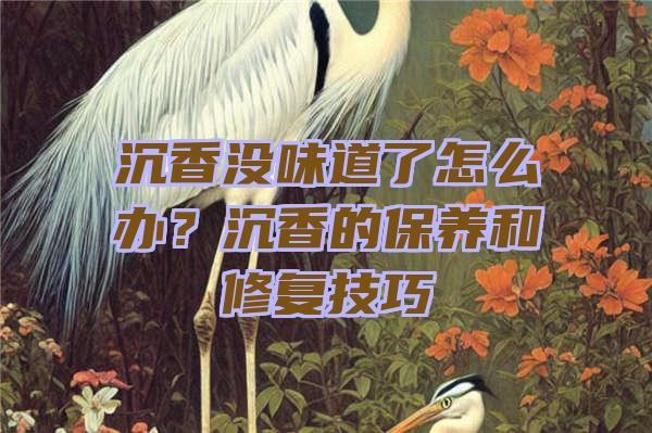 沉香没味道了怎么办？沉香的保养和修复技巧