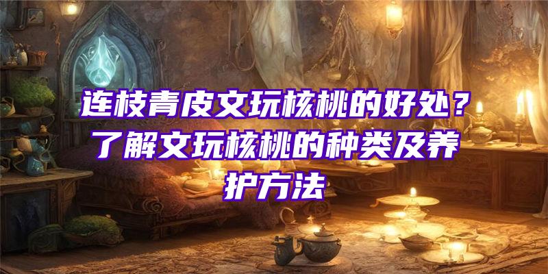 连枝青皮文玩核桃的好处？了解文玩核桃的种类及养护方法