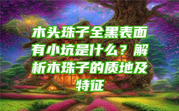 木头珠子全黑表面有小坑是什么？解析木珠子的质地及特征