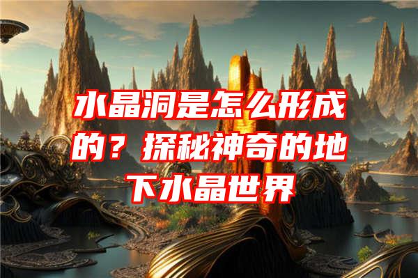 水晶洞是怎么形成的？探秘神奇的地下水晶世界