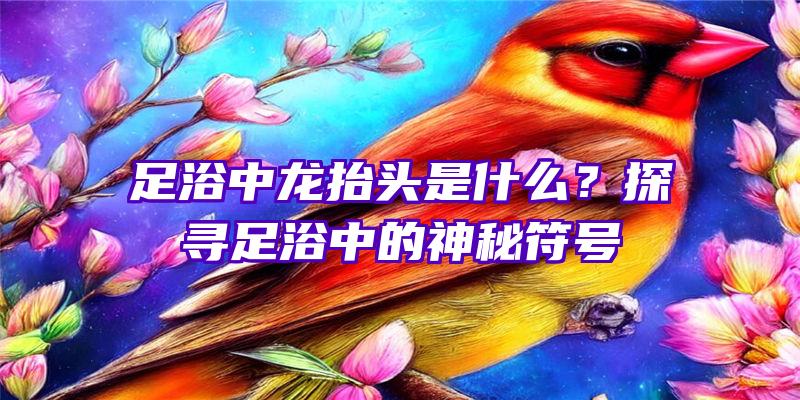 足浴中龙抬头是什么？探寻足浴中的神秘符号