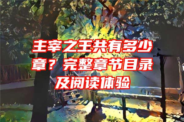 主宰之王共有多少章？完整章节目录及阅读体验