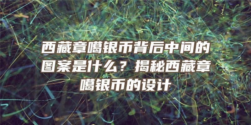 西藏章噶银币背后中间的图案是什么？揭秘西藏章噶银币的设计