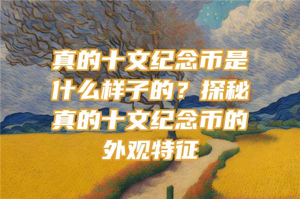 真的十文纪念币是什么样子的？探秘真的十文纪念币的外观特征